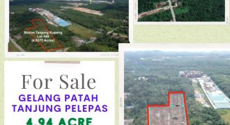 COMMERCIAL LAND FOR SALE GELANG PATAH TANJUNG PELEPAS