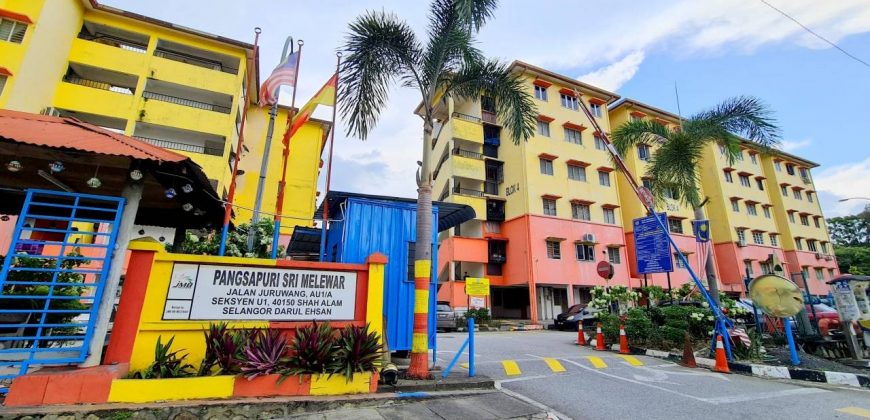 Apartment Sri Melewar, Seksyen U2, Shah Alam Selangor.